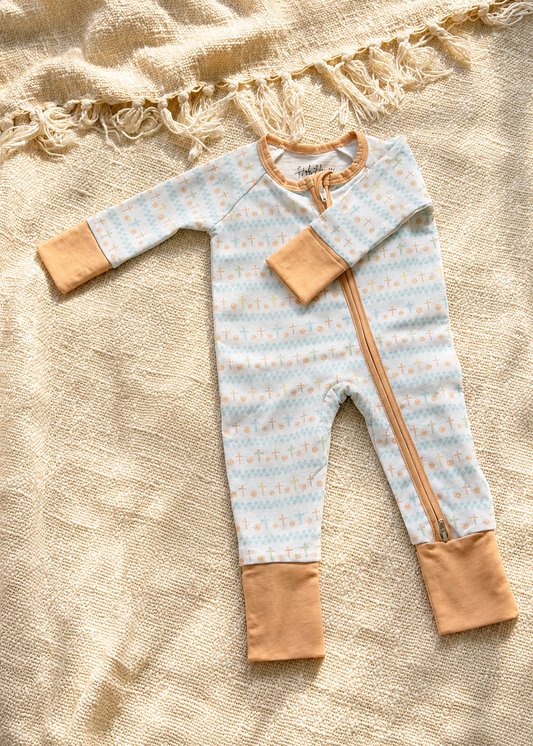 Faithful Hearts -Baby Suit -- Cotton
