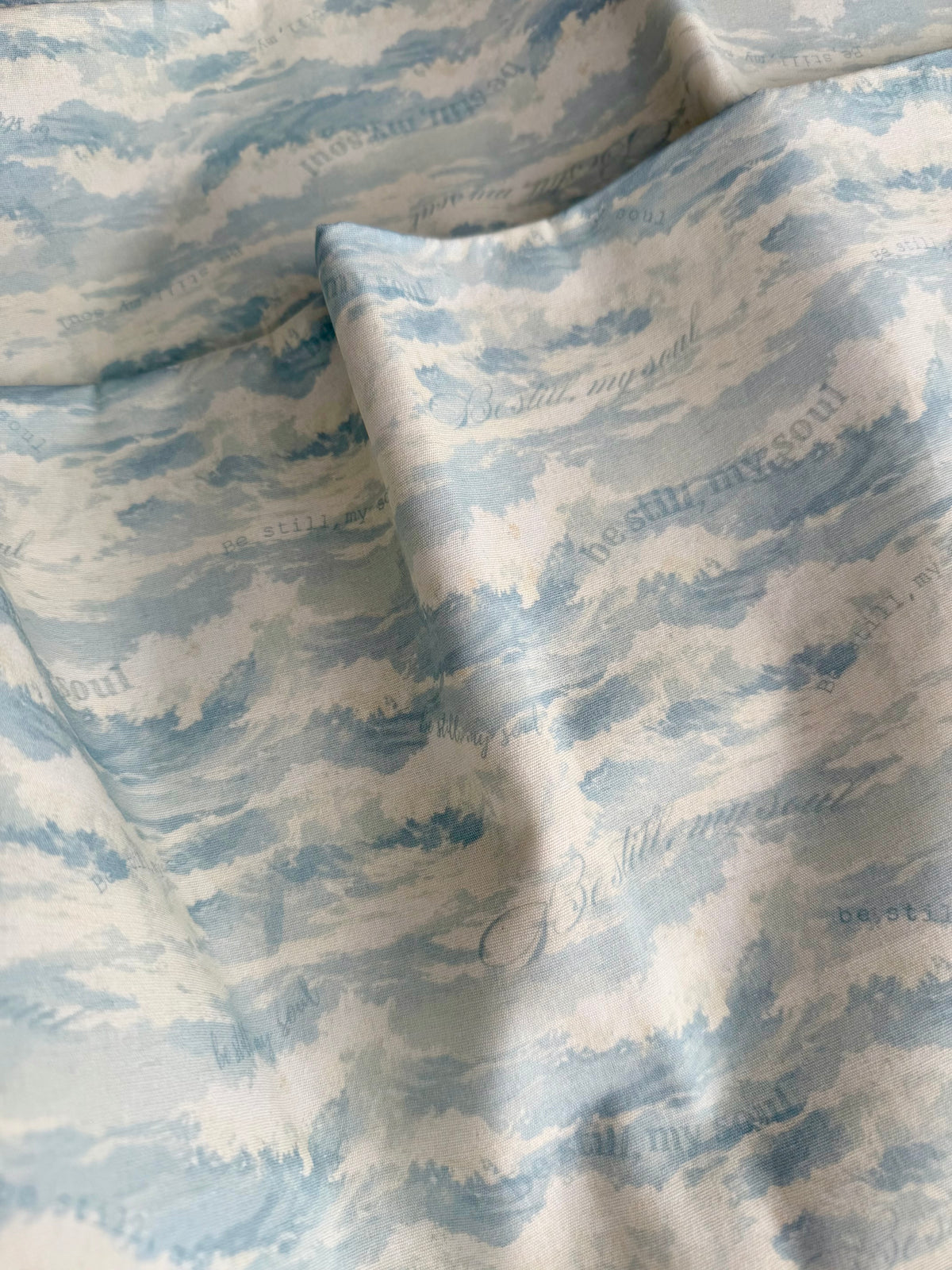 Be Still My Soul - 100% Cotton Fabric, Sold Per 1/2 Metre