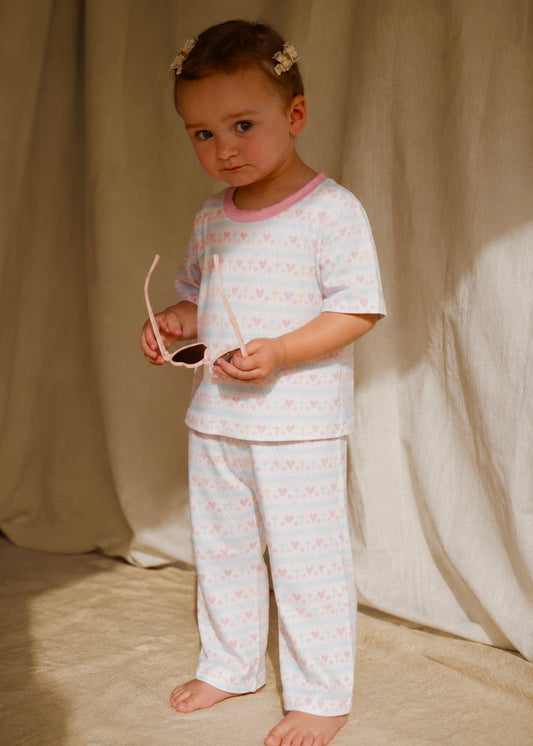 Faithful Hearts - Child Set - Cotton