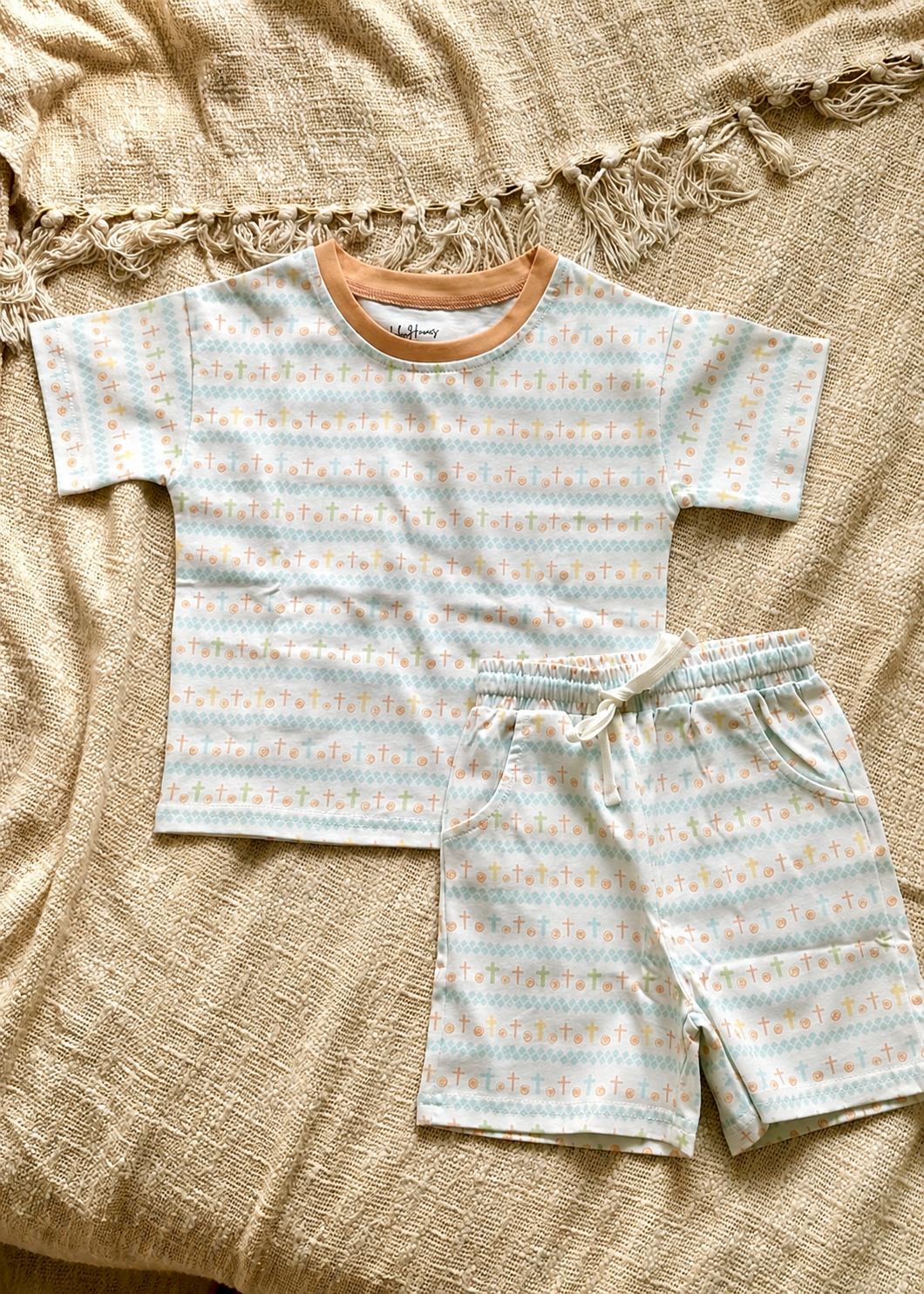 Faithful Hearts - Child Set - Cotton