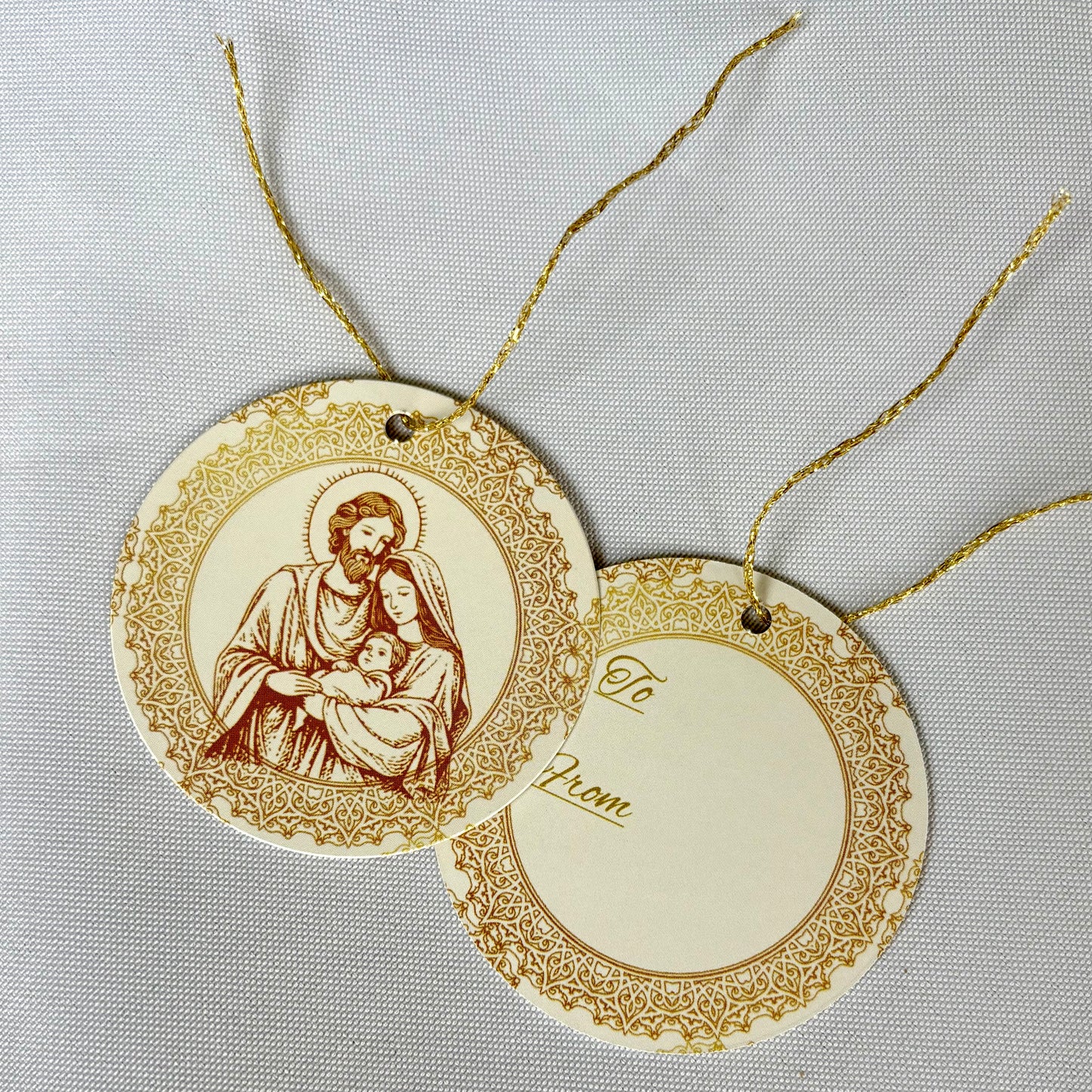 Golden Nativity- Gift Tags