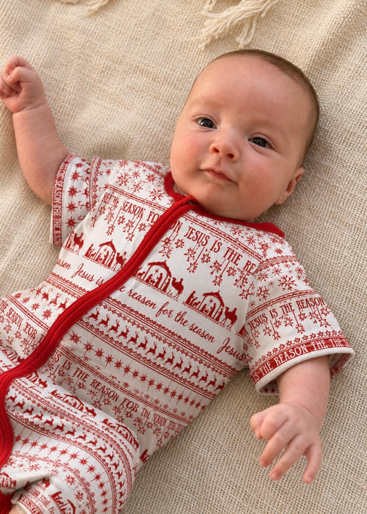 Jesus is the Reason - Baby Romper - Cotton
