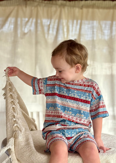 O Holy Night - Children's T-Shirt & Shorts Set - Cotton