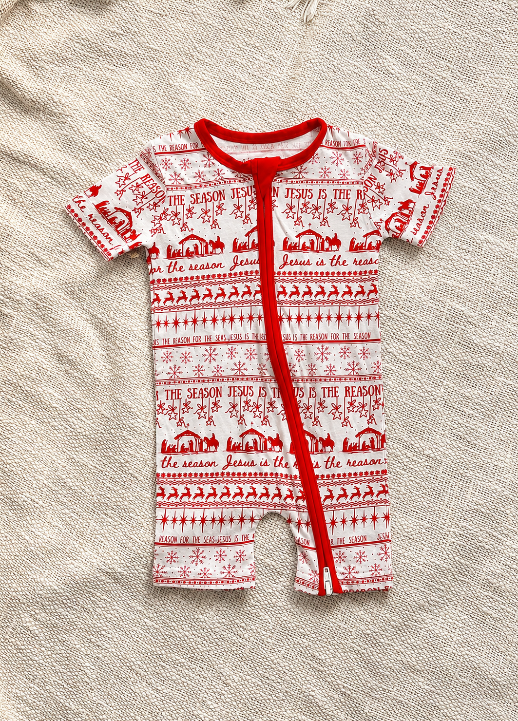 Jesus is the Reason - Baby Romper - Cotton