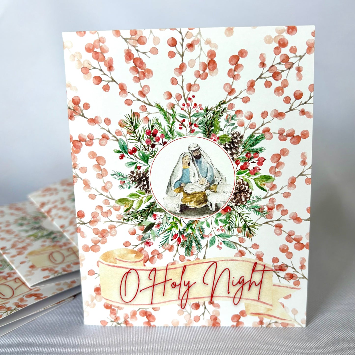 O Holy Night - Cherries Christmas Cards