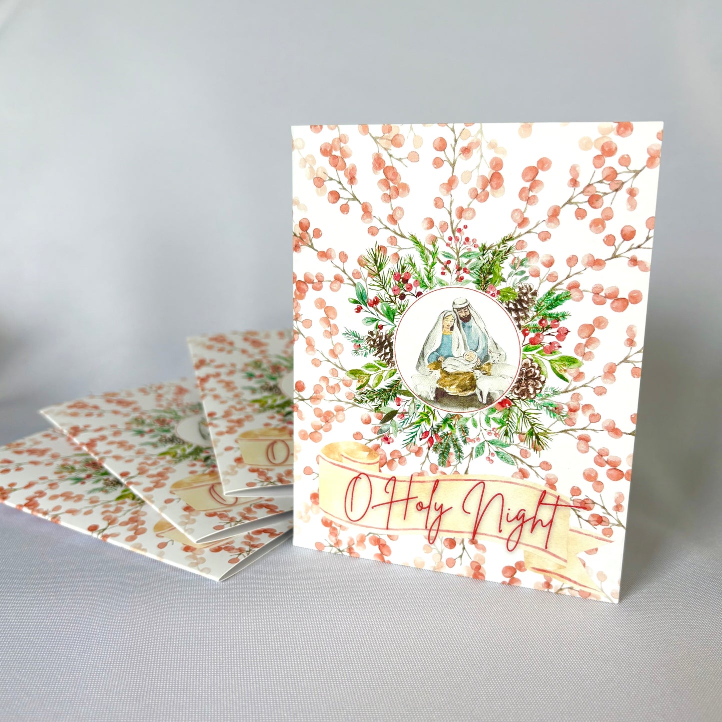 O Holy Night - Cherries Christmas Cards