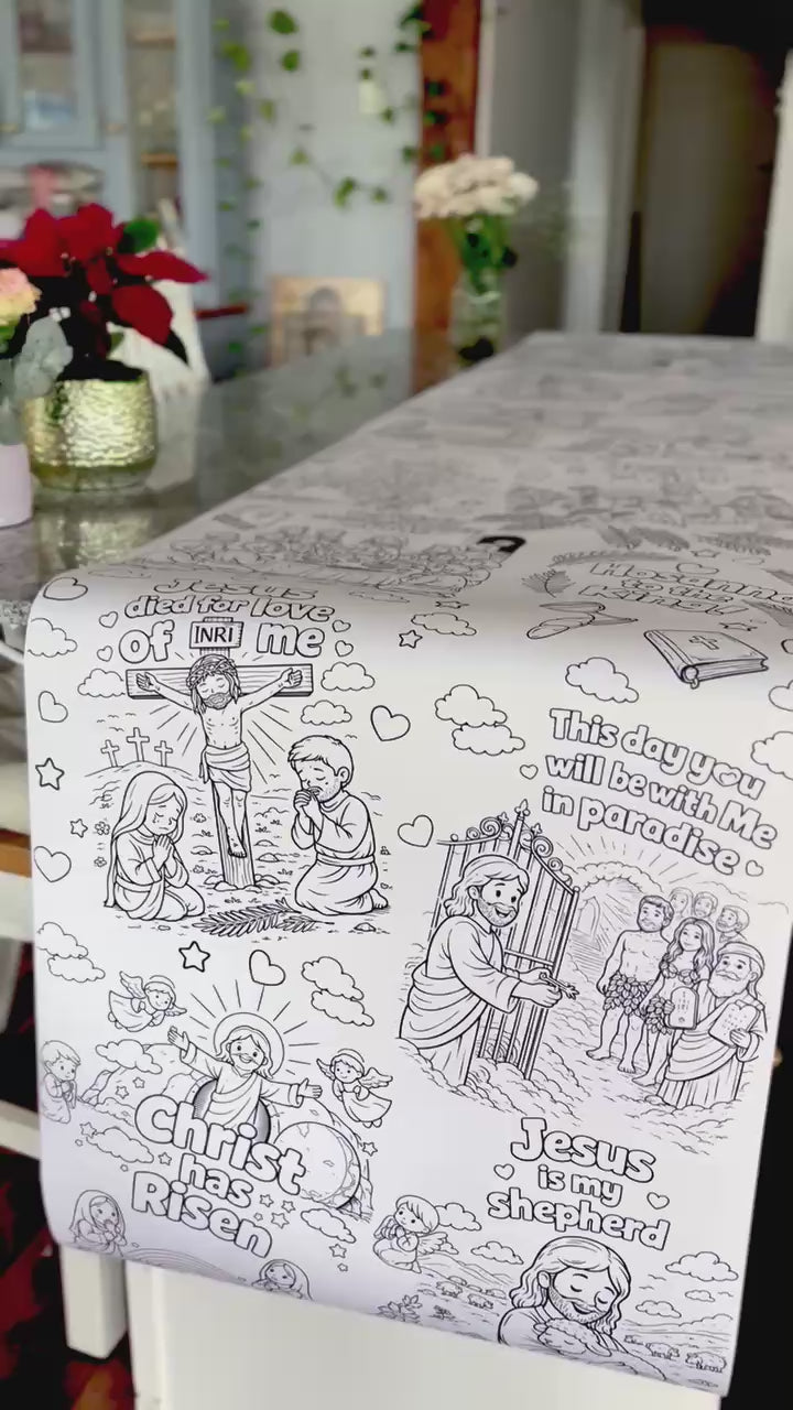 Children's Easter Table Runner