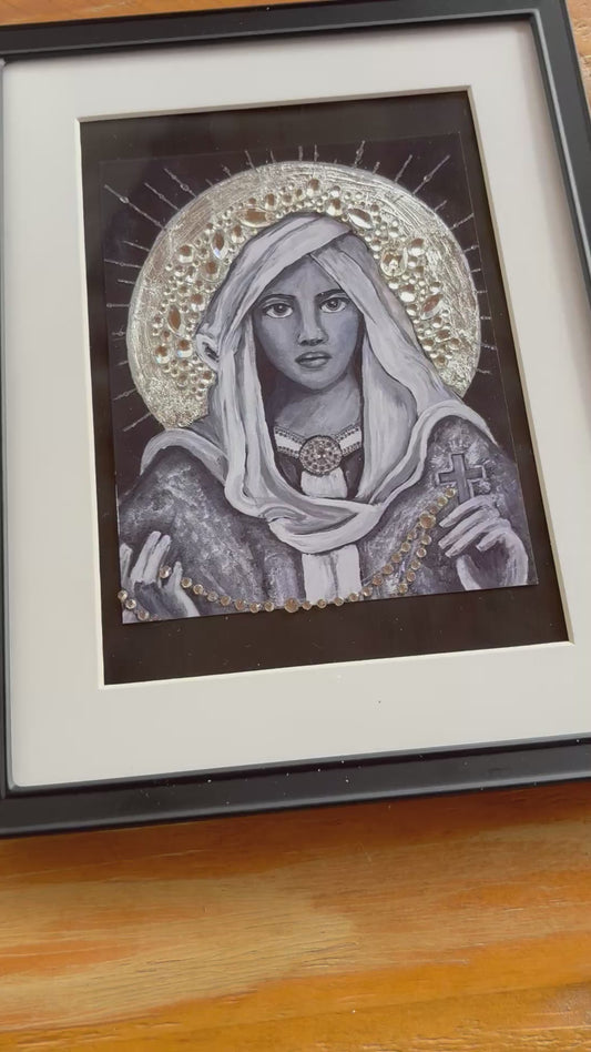Black & White - Our Lady of The Rosary